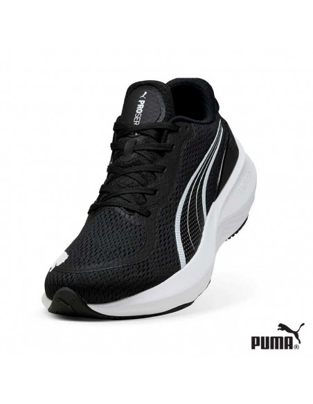 Zapatilla Puma Scend Pro 2 mujer negra y blanca