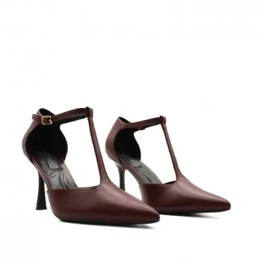 zapatos salon burdeos​