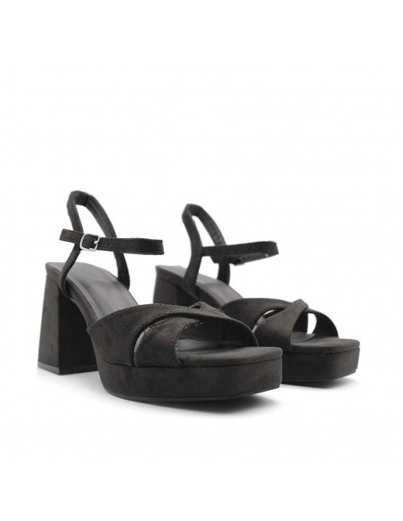 sandalias negras fiesta​