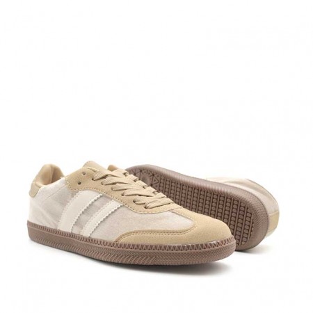 bambas beige terciopelo