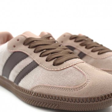 zapatilla terciopelo mujer rosa