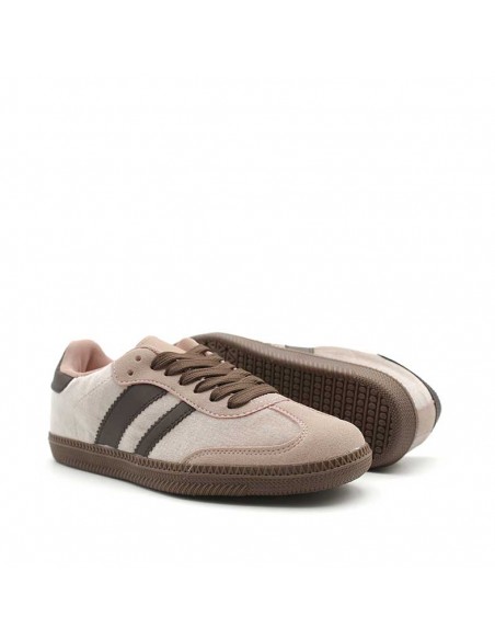 zapatillas terciopelo rosa