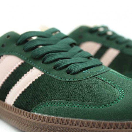 bamba terciopelo verde