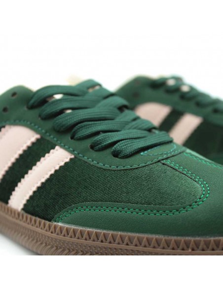 bamba terciopelo verde