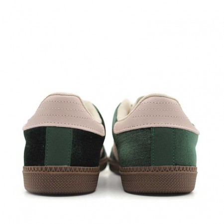 Zapatilla terciopelo mujer verde