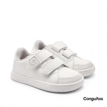 zapatillas colegiales blancas