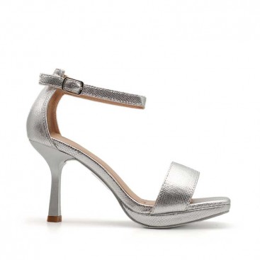 sandalia tacon fino fiesta