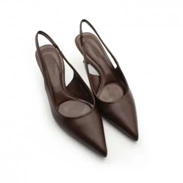 stiletto marron tacon​