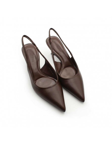 stiletto marron tacon​
