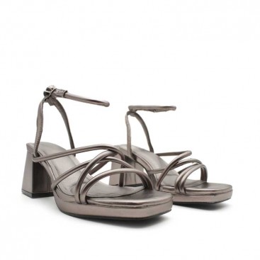 sandalias fiesta plomo ancho