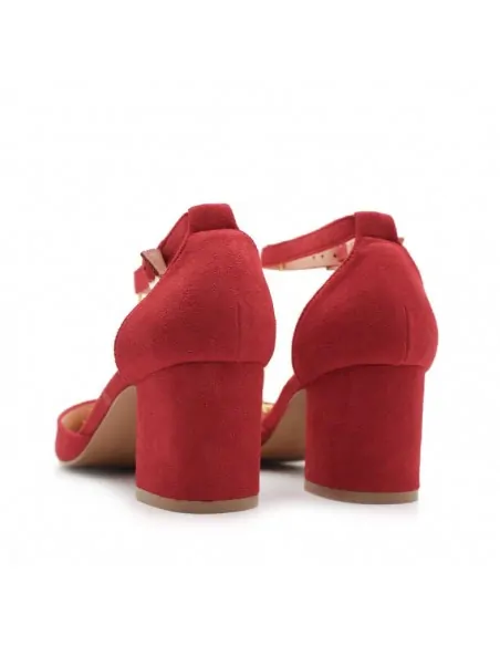 Zapatos rojos oficina mujer