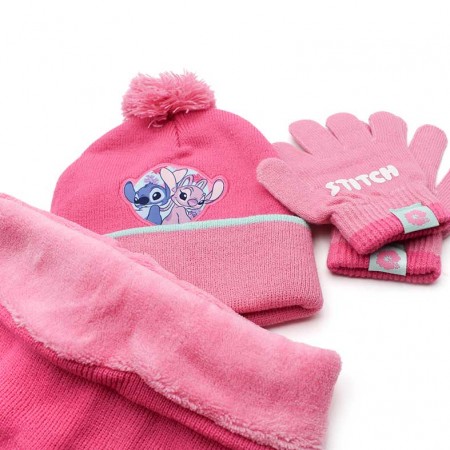 set gorro bufanda guantes