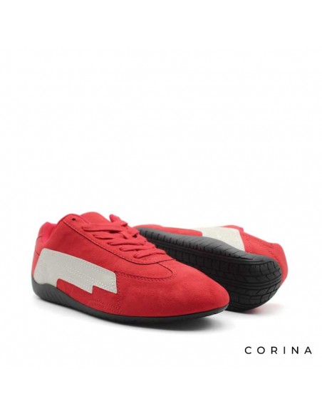 Zapatillas rojas mujer corina
