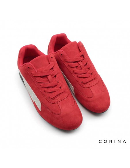 Zapatillas rojas mujer