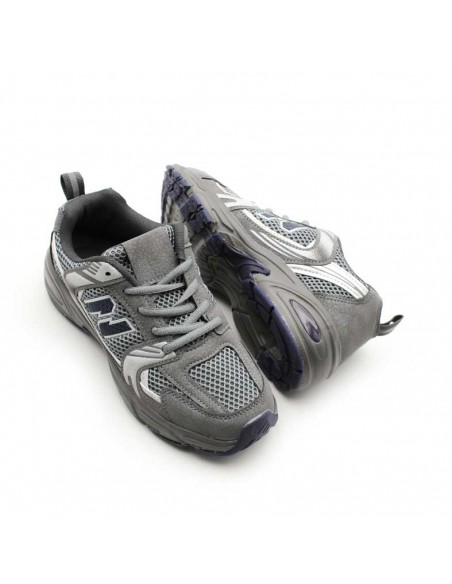 zapatillas grises mujer vestir​