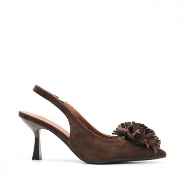 Zapatos destalonados tacón