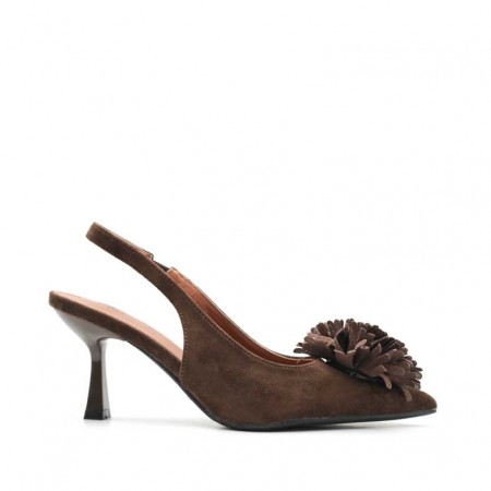 Zapatos destalonados tacón