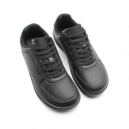 Calzado barefoot negro con puntera ancha