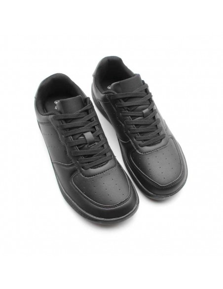 Calzado barefoot negro con puntera ancha