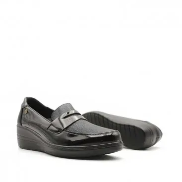 Zapatos mujer charol negro