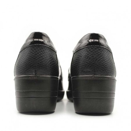 Zapatos cuña mujer negros