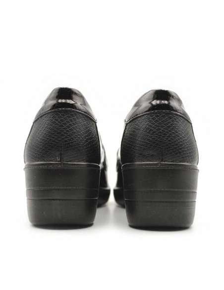Zapatos cuña mujer negros