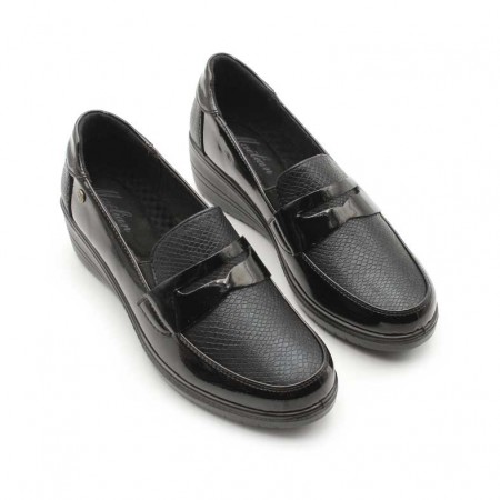 Mocasines de cuña para mujer