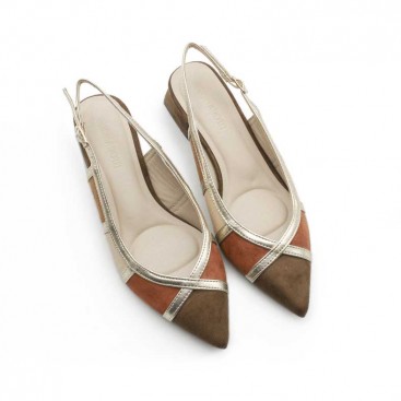 zapato destalonado tacón comodo