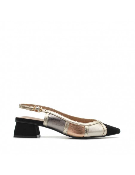 zapatos slingback​ negros