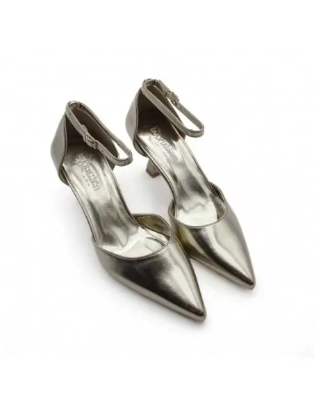 zapatos elegantes color plomo