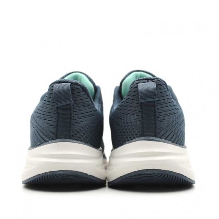 Parte trasera zapatilla azul marino memory foam mujer