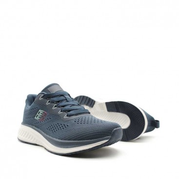 Zapatilla azul marino mujer con suela EVA y goma