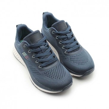 Zapatilla deportiva azul marino mujer Cloud vista superior