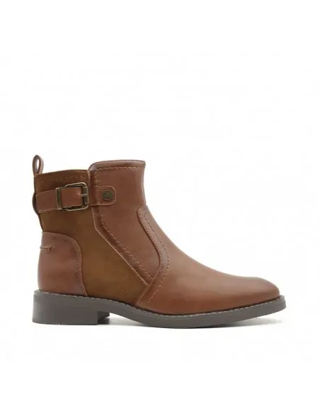 botines camel planos​