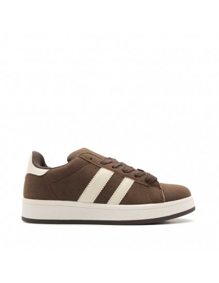 bambas clon adidas marrones mujer​