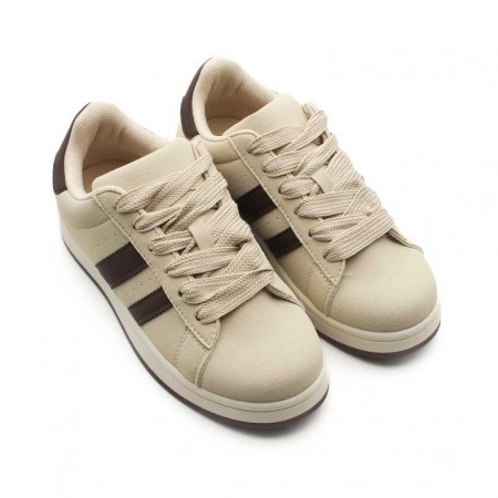zapatilla bamba beige