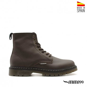 Botas Militares Hombre Piel