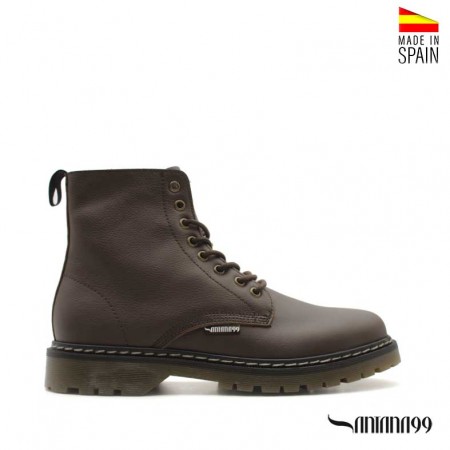 Botas Militares Hombre Piel