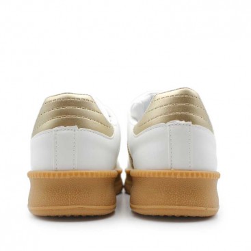 bambas plataforma blancas mujer​