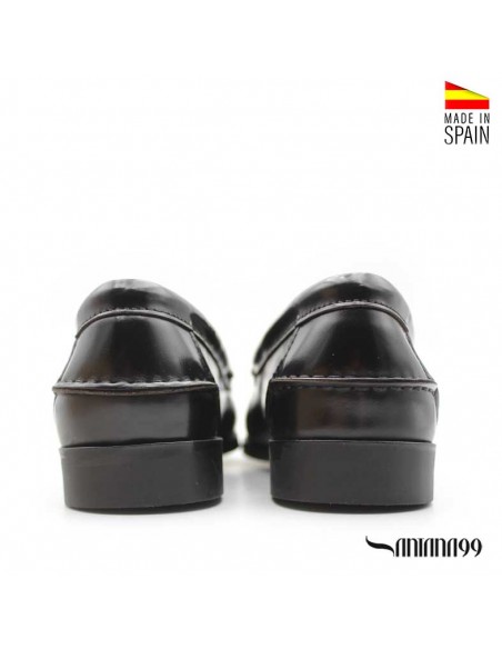 zapatos castellanos hombre negro​