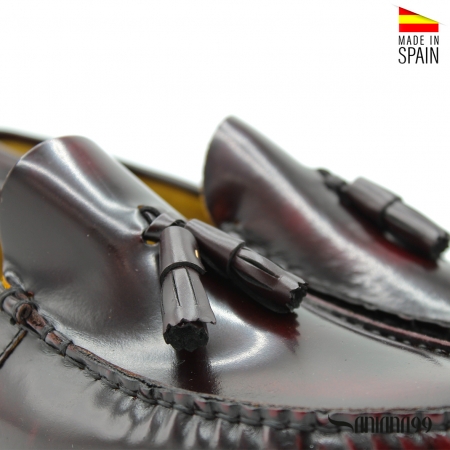 mocasines borlas hombre