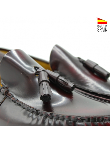 mocasines borlas hombre