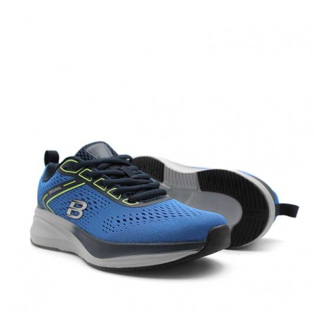 Suela EVA y goma zapatilla running azul