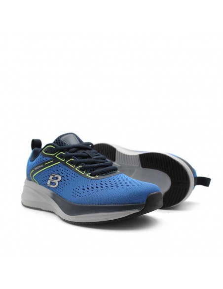 Suela EVA y goma zapatilla running azul