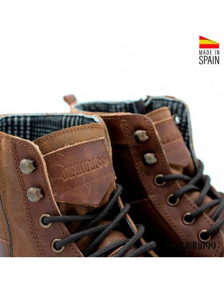 Detalle de bota de cuero hombre Santana99 Munt