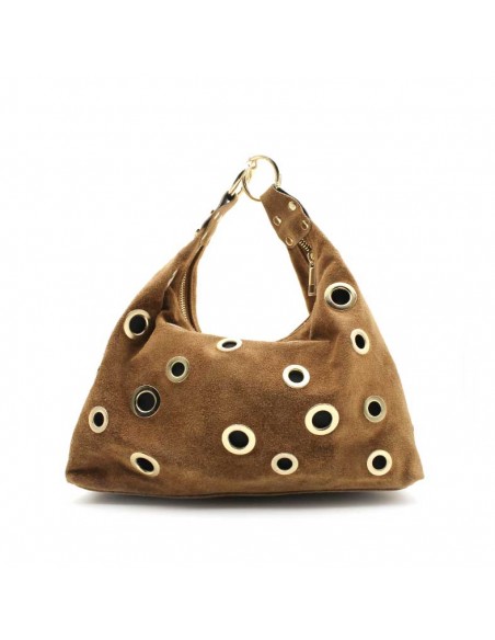 Bolso Hobo Mujer Camel