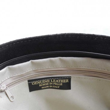 Bolso Bandolera Negro Flecos