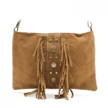 bolsos de serraje con flecos​