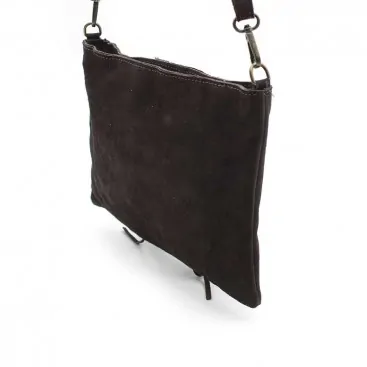 Bolso Bandolera Flecos Negro