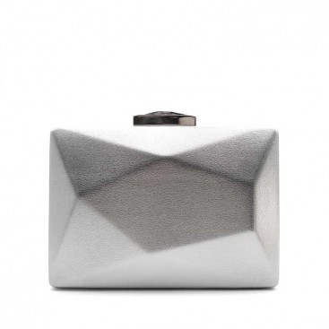 Clutch Fiesta Plateado Mujer